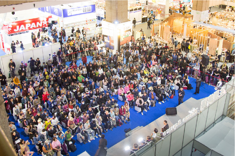 台北國際書展每年都吸引超過50萬人次參觀